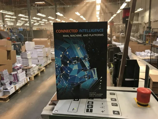 Stack of perfect-bound magazines on a table